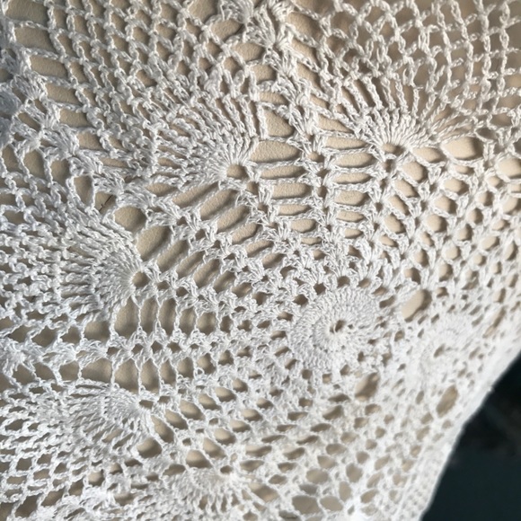 Handmade crochet lace festival top - Picture 7 of 8